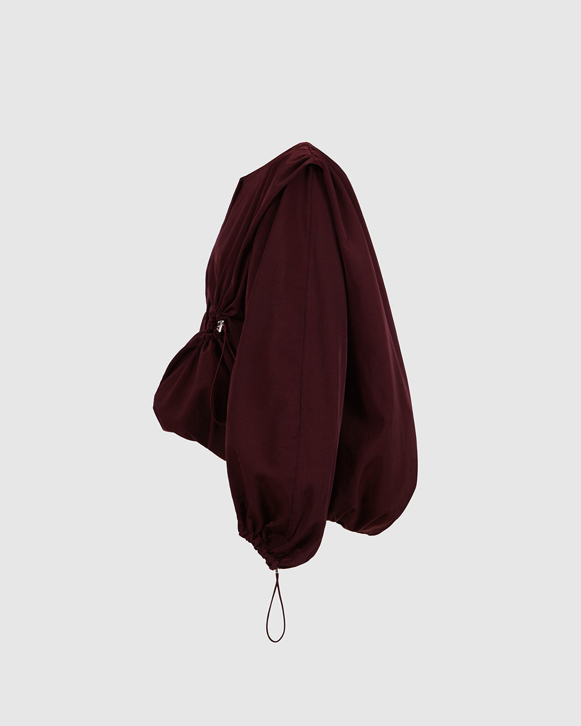 BOMBER JACKET - BURGUNDY WATER-REPELLENT