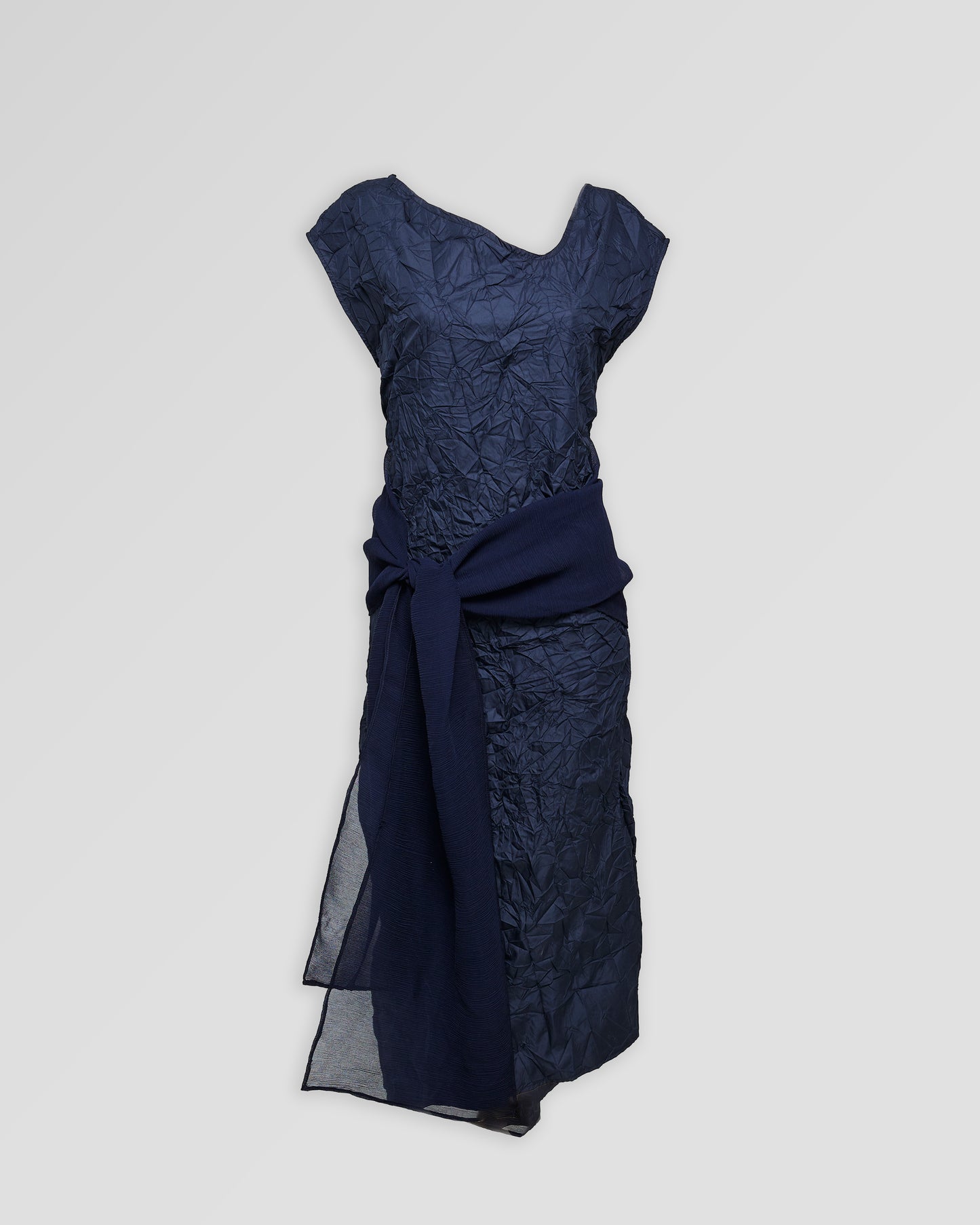 WRAP vestido azul