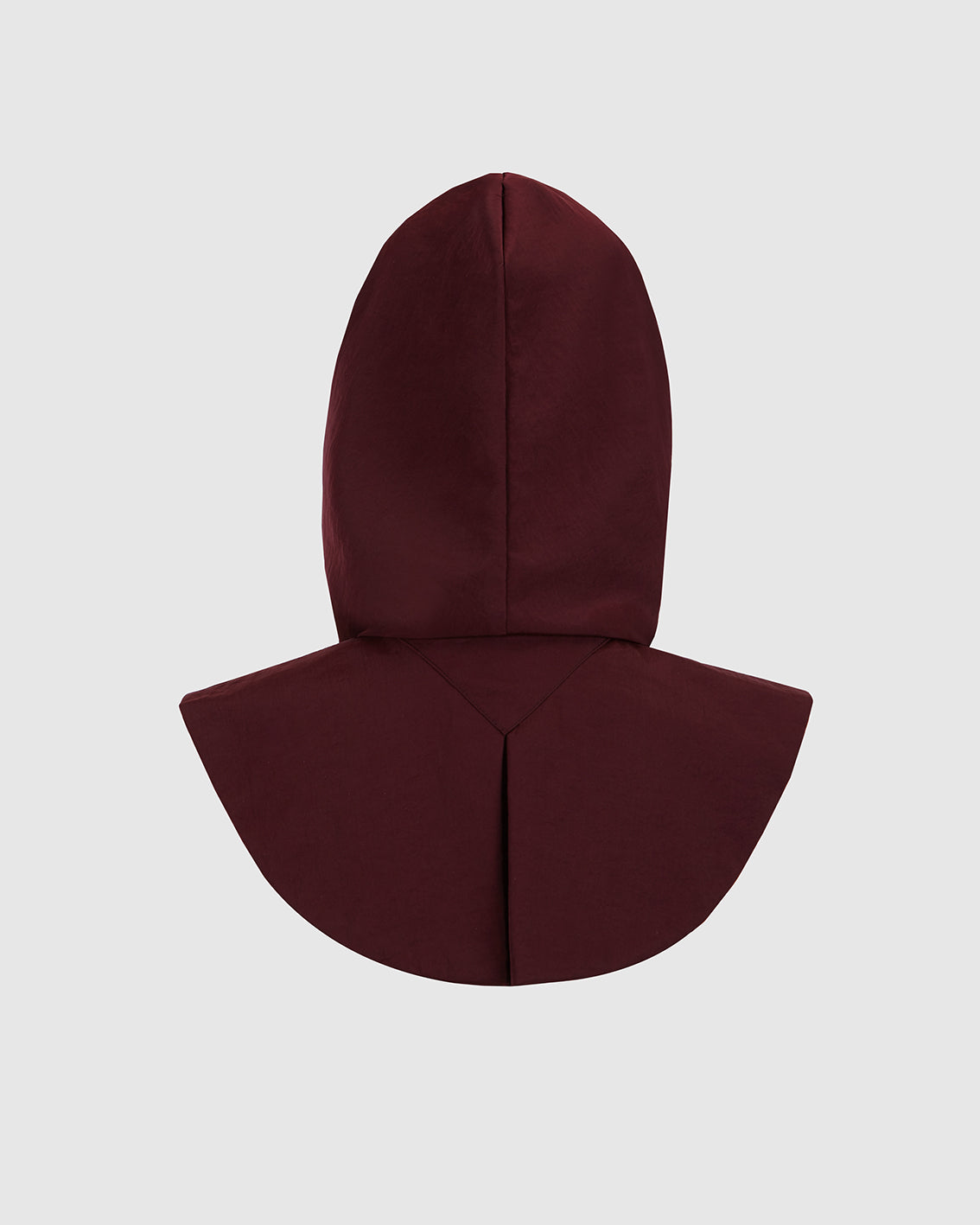 BURGUNDY WATER-REPELLENT HOOD