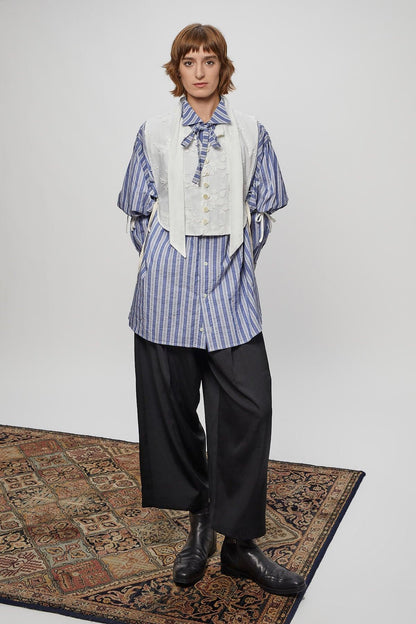 LEHENGUSU VEST WHITE FLOWERS - BIAAF LAB