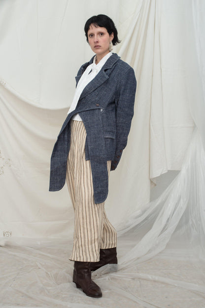 PANTALÓN AMA RAYAS MARRÓN