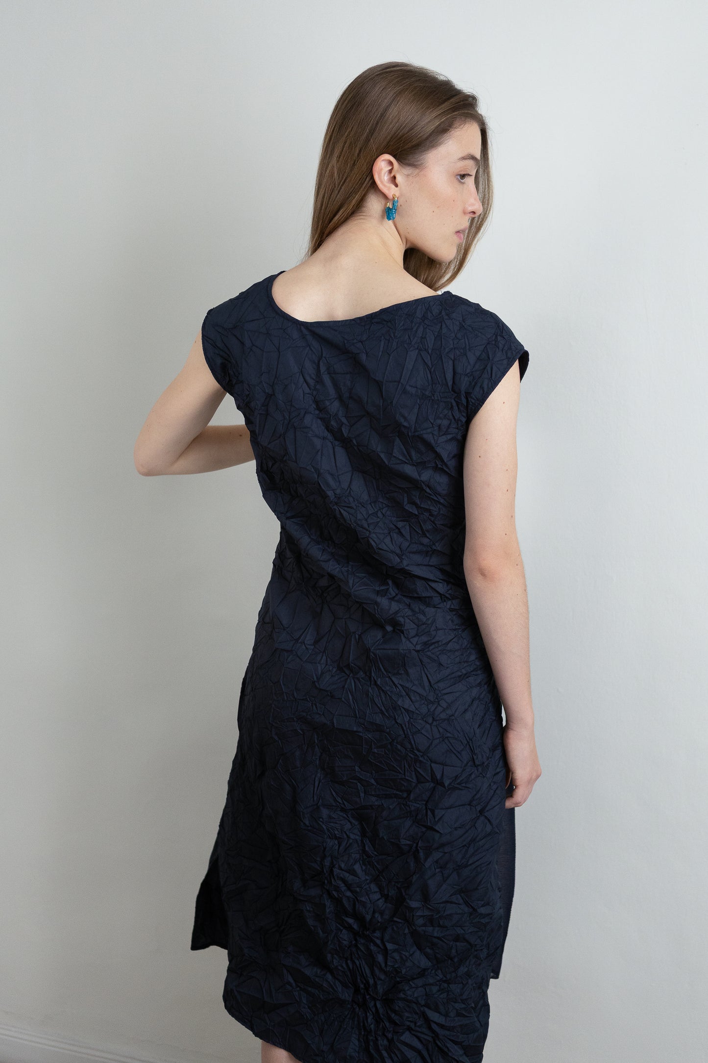 WRAP vestido azul