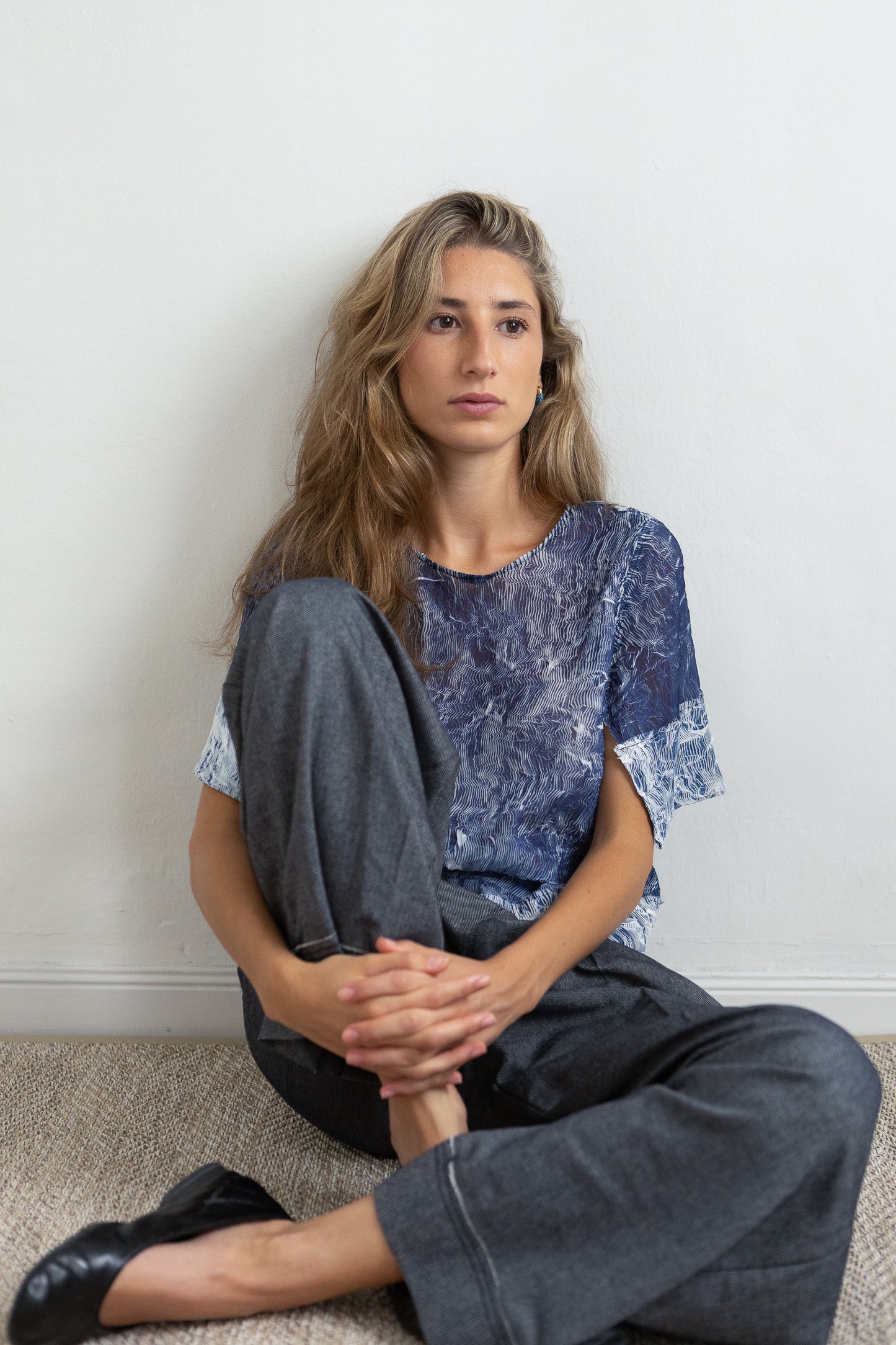 OPEN pleat shirt