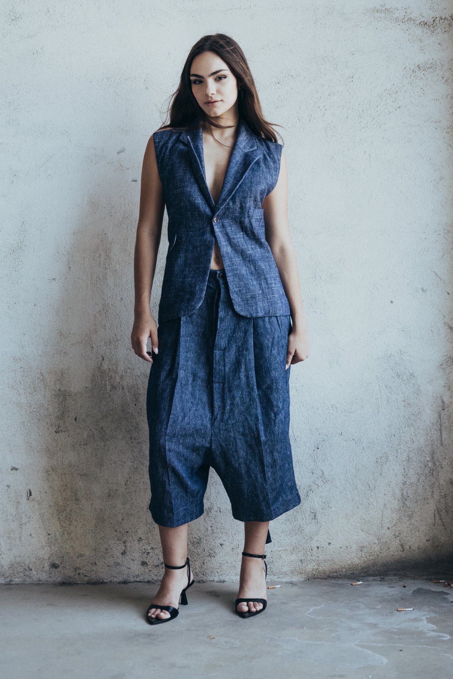 IZEKO NAVY BLUE TROUSERS