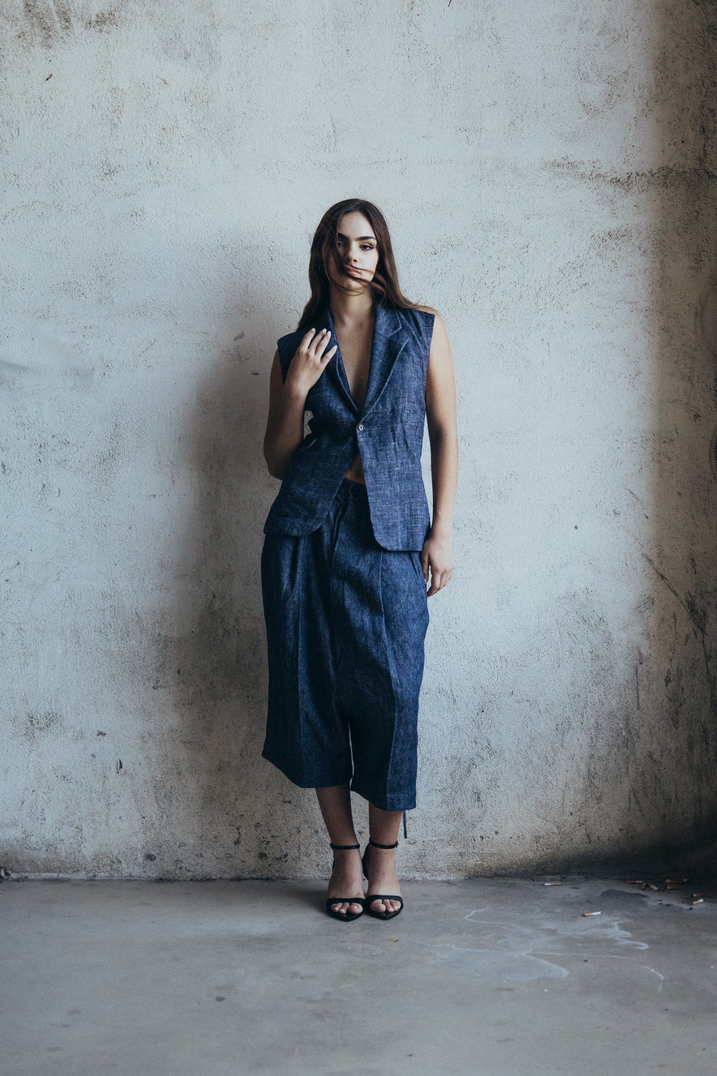 IZEKO NAVY BLUE TROUSERS