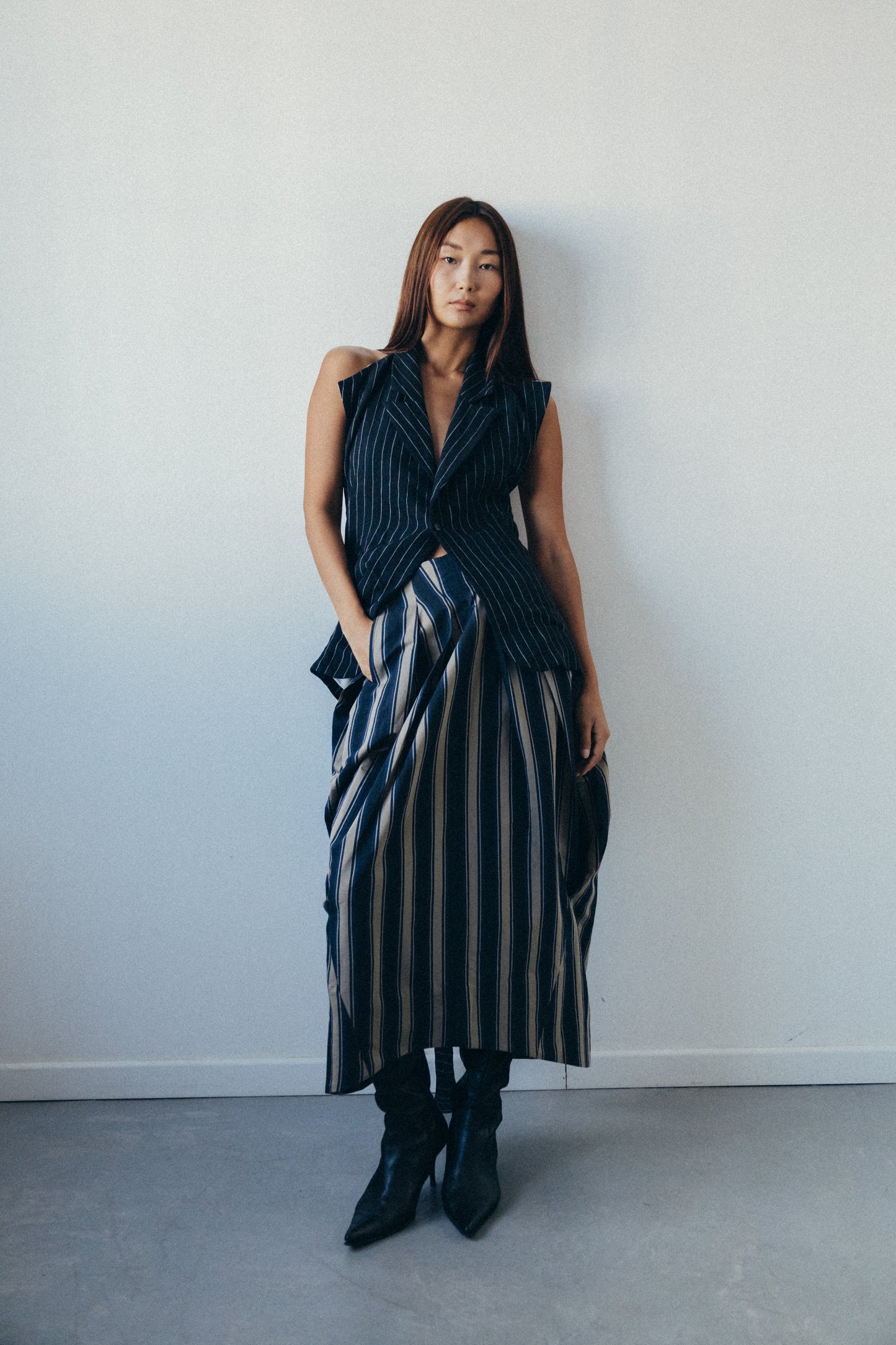 CHALECO AITA RAYAS NEGRAS