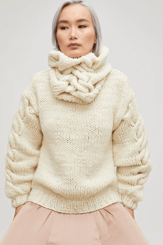 CUELLO CABLE KNIT - BIAAF LAB