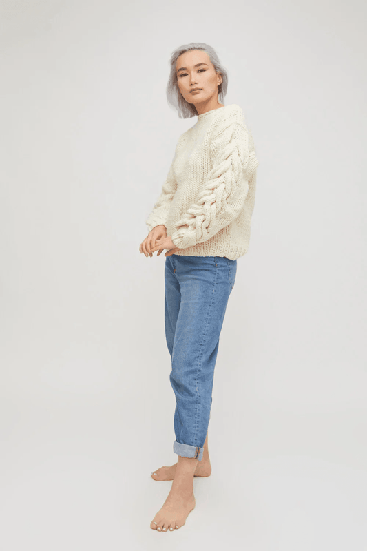 JERSEY CABLE KNIT - BIAAF LAB