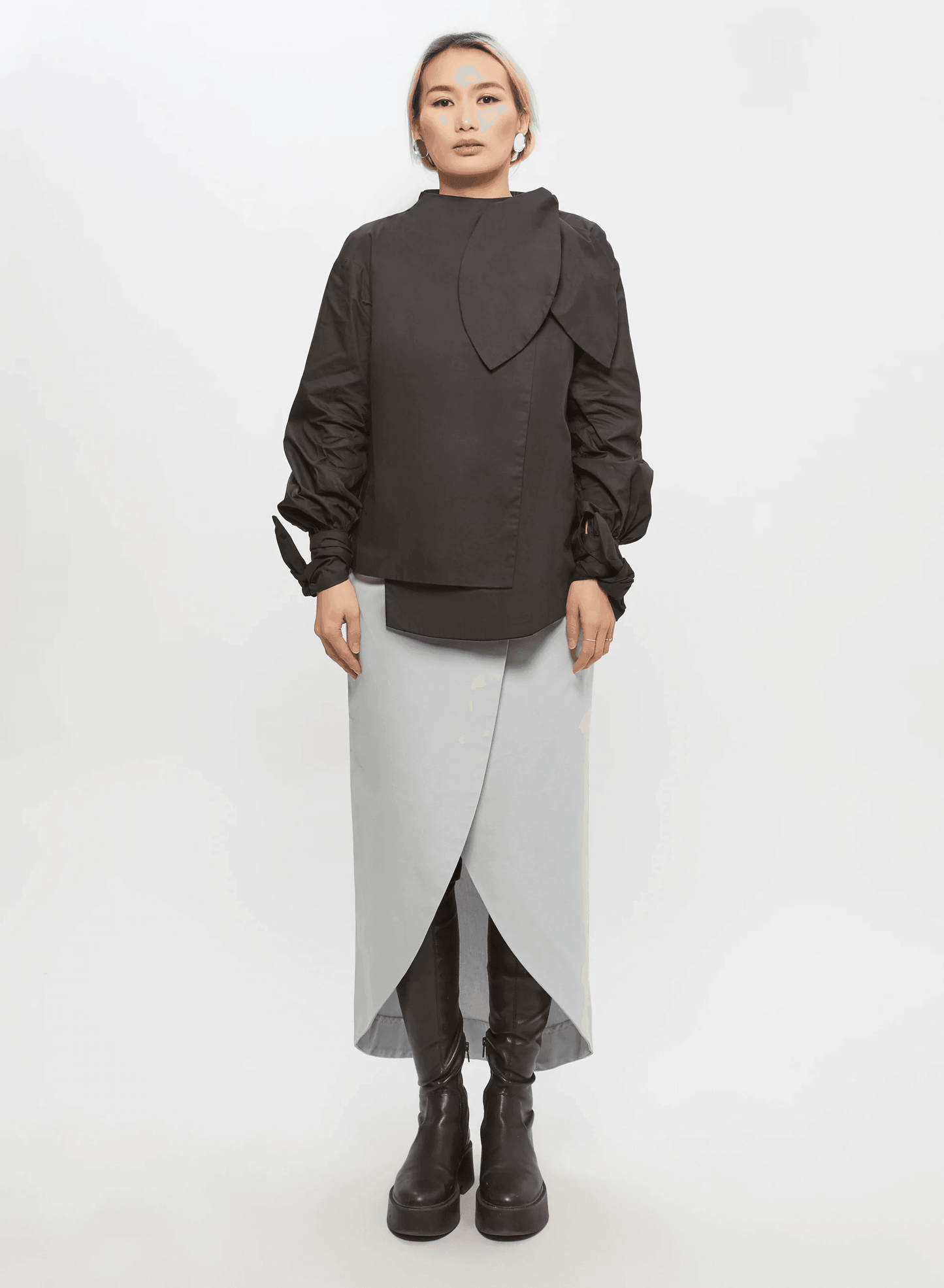 ARTIC BLUE TULIPAN SKIRT - BIAAF LAB