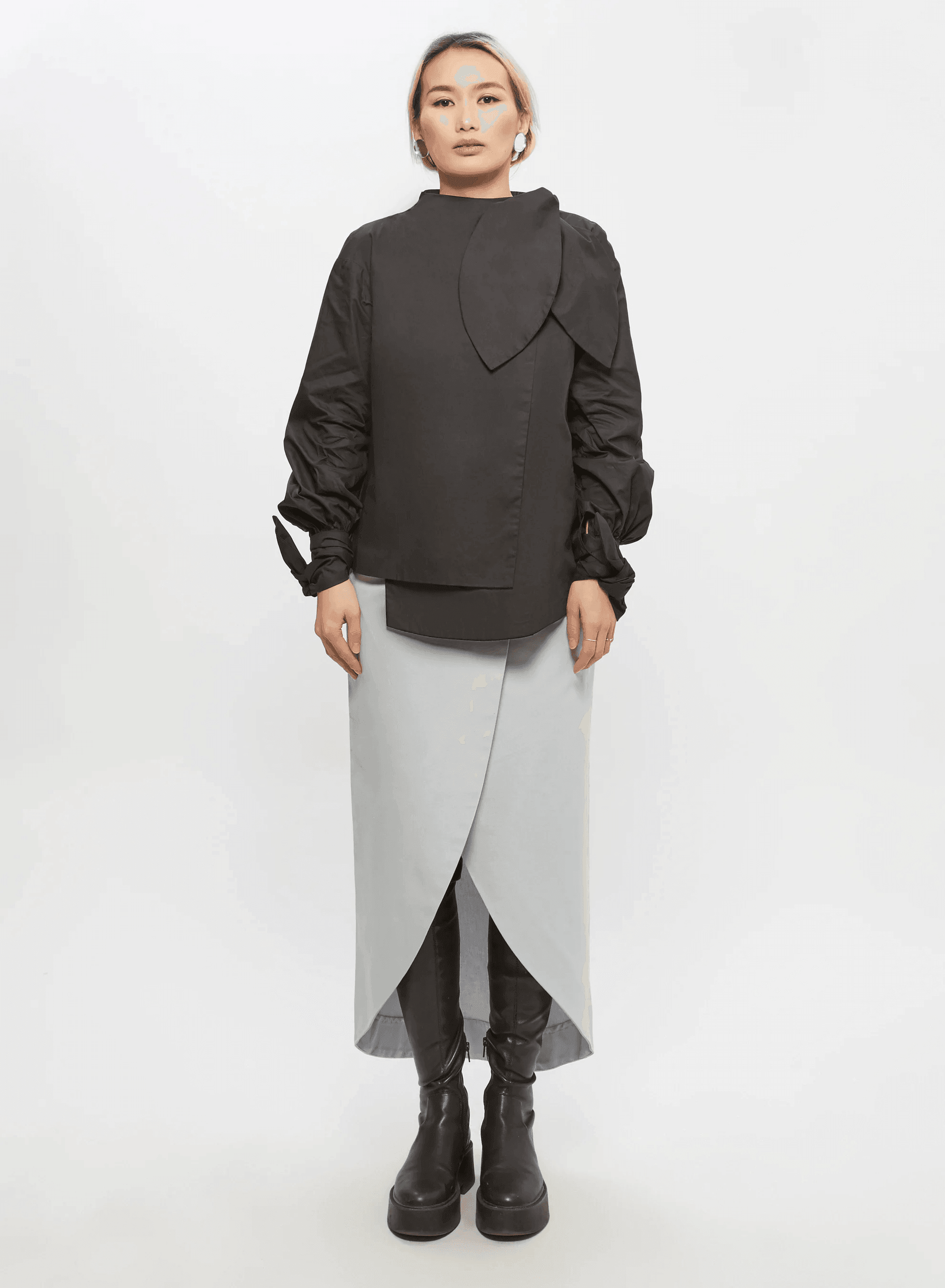 ARTIC BLUE TULIPAN SKIRT - BIAAF LAB